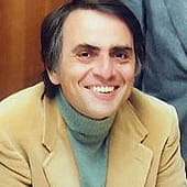 Sagan smiling