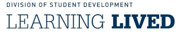 Learning Lived - Division of Student Development